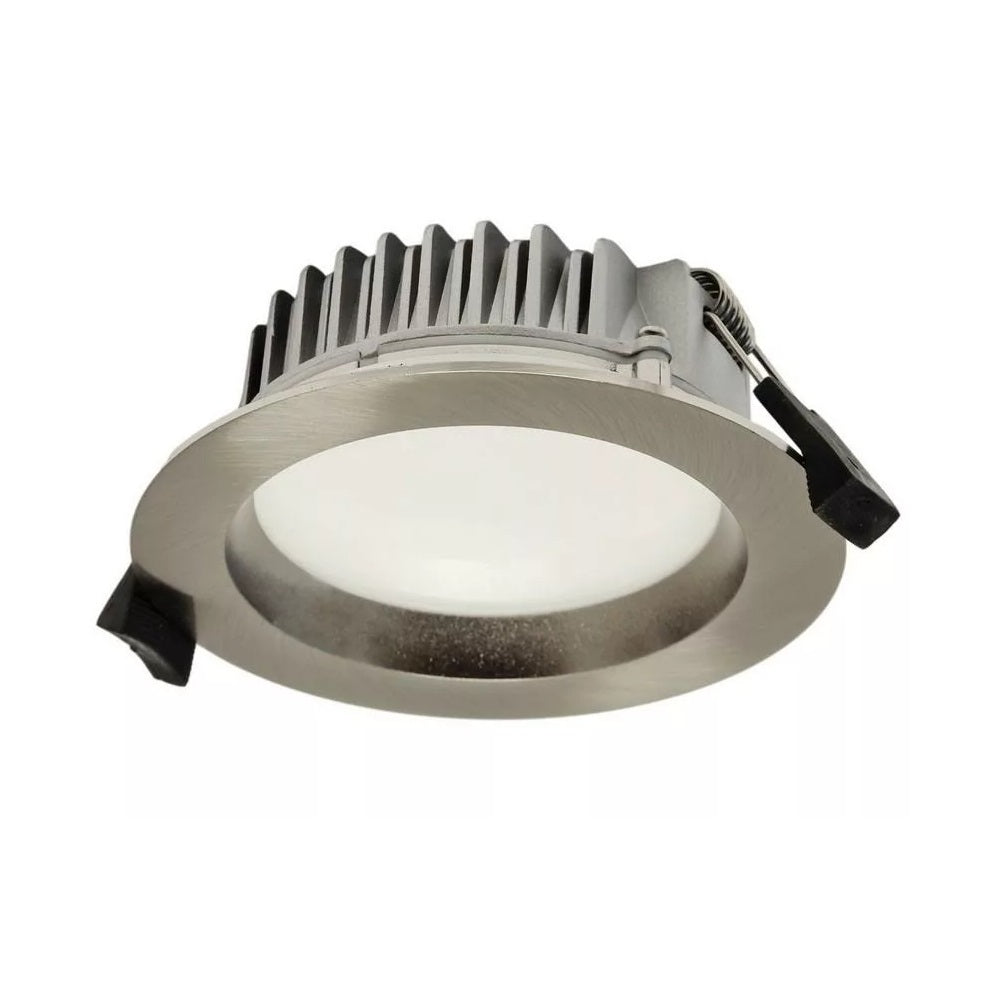 Alasvalo Arten Nova 13W, IP44, himmennettävä, Ø110*38mm, harjattu teräs