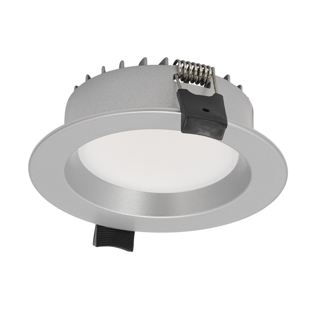 Alasvalo Arten Nova 13W, IP44, himmennettävä, Ø110*38mm, harmaa
