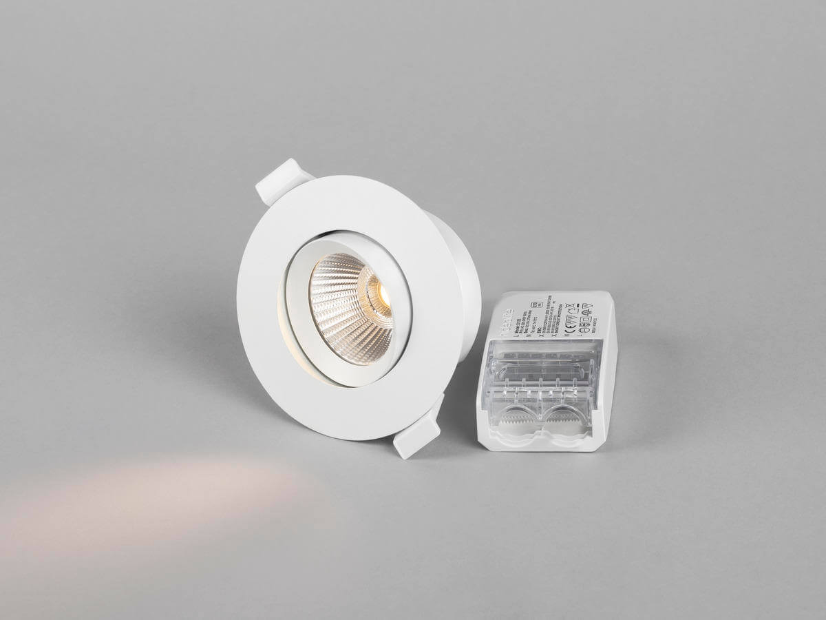 Alasvalo Hidealite Optic G2 Quick ISO, 3000K, 6W, valkoinen, 6-pack