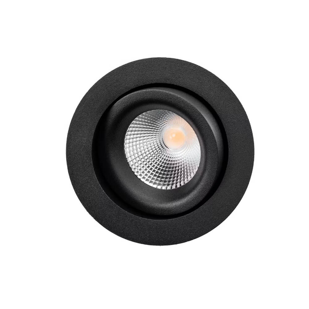 Alasvalo SG Junistar Lux 7W, IP44, himmennettävä, Ø94*50mm, musta