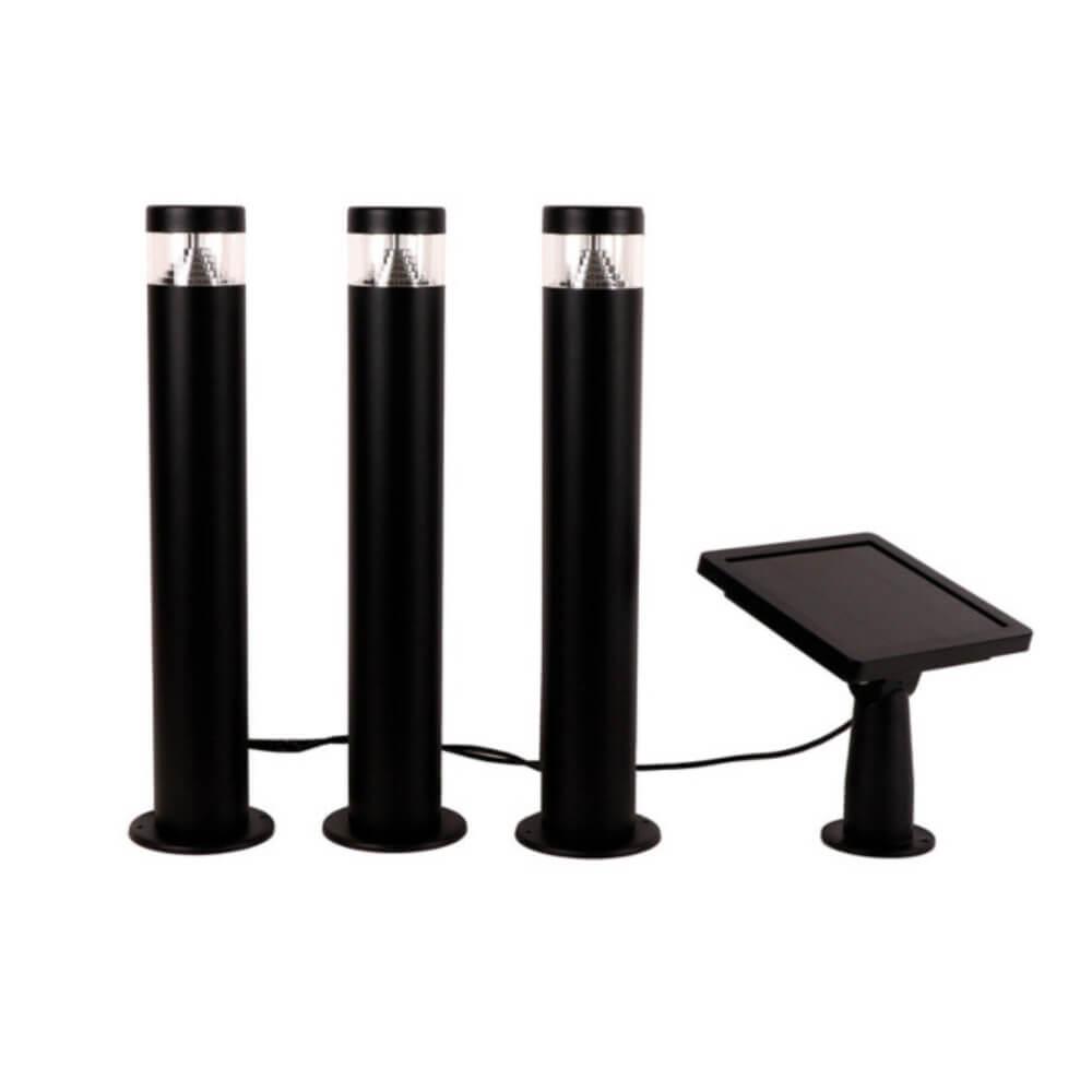 Pollarivalaisinsarja aurinkokennolla FTLIGHT Solar Black, 500mm, 450lm, 3000K - Outoled