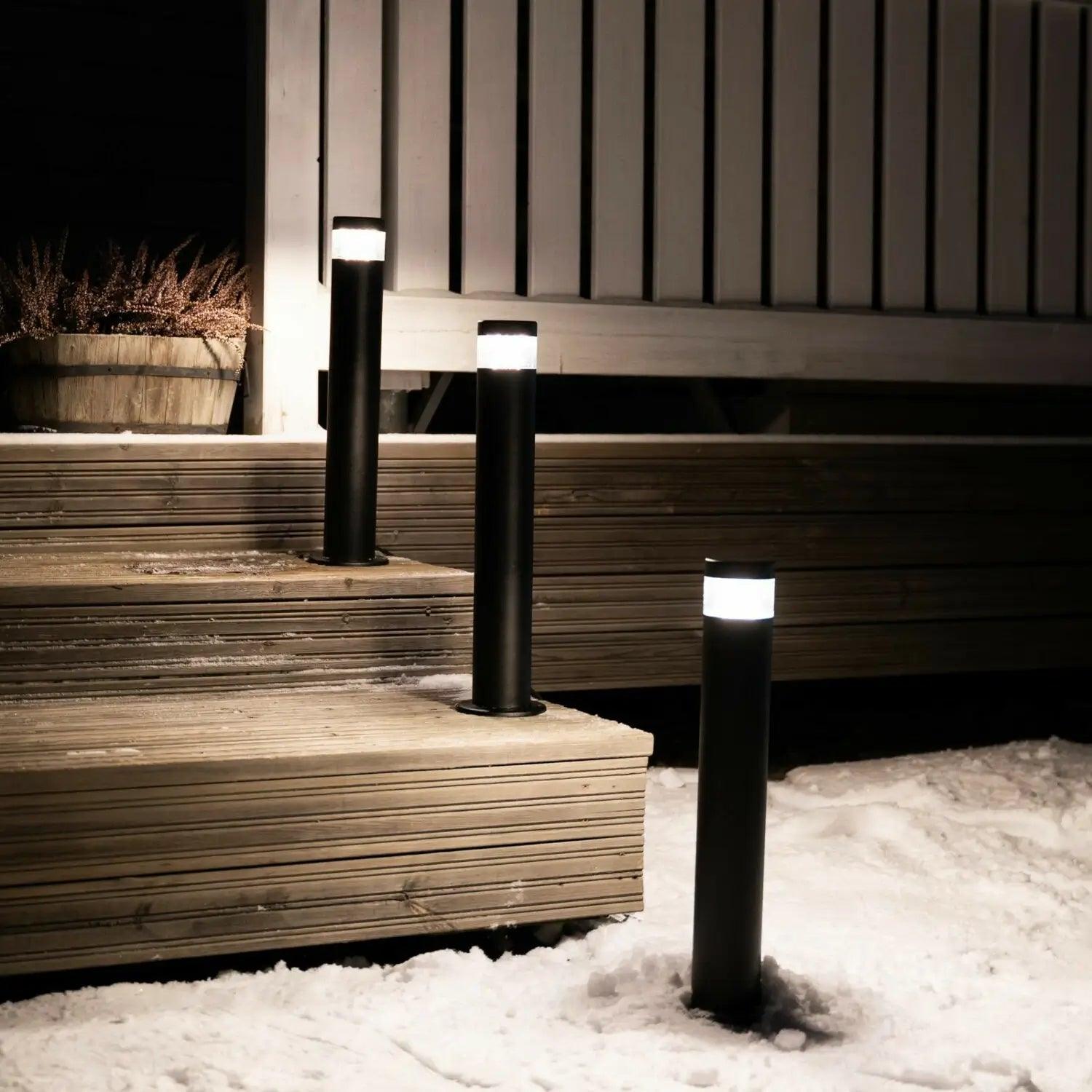 Pollarivalaisinsarja aurinkokennolla FTLIGHT Solar Black, 500mm, 450lm, 3000K - Outoled