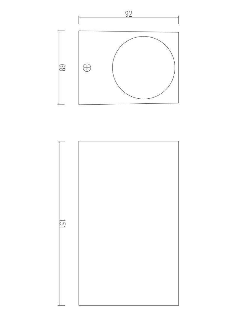 Seinävalaisin FTlight Diva valkoinen