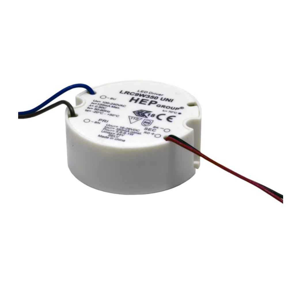 Led-liitäntälaite Saas Instruments 350mA, 9W, IP20