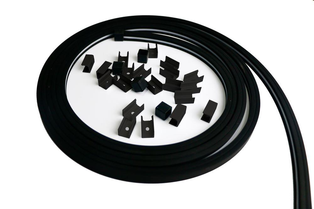 Led-nauha saunaan, FTLIGHT Elite 24V Sauna, 40lm/m, 3000K, 2.5m, musta