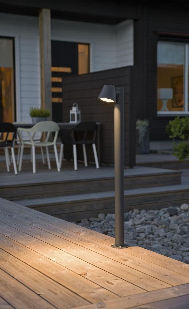 Pollarivalaisin Konstsmide Trieste 7524-370, GU10, 100cm, Antrasiitti - Outoled