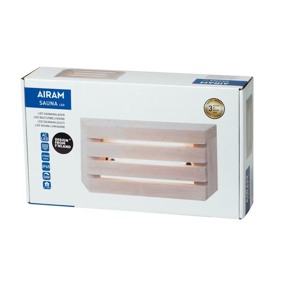 Saunavalaisin Airam Saunaled Hor, 8W, IP65, 2700K, 500lm, himmennettävä