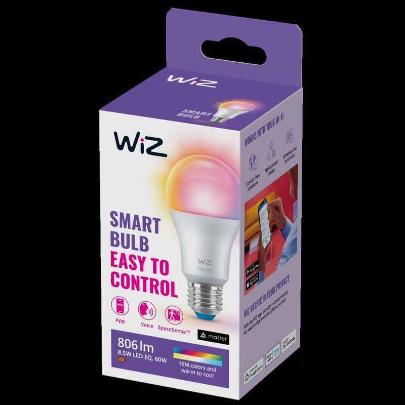 WiZ LED-älylamppu, E27, 806lm, RGBW, WiFi