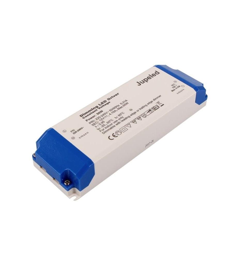 Led-virtalähde Jupeled 50W, 12VDC, IP20, triac-himmennettävä