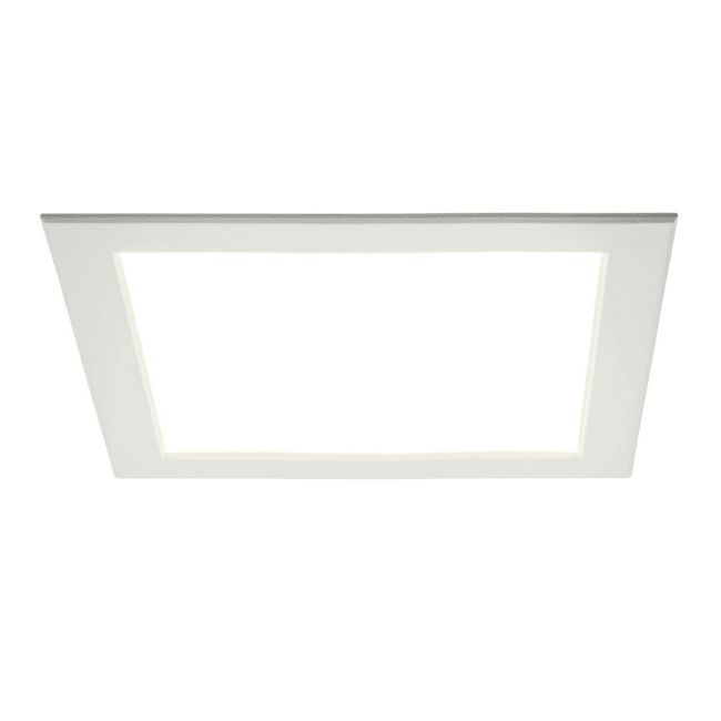 Alasvalo Airam Flat Sq, 12W, 900lm, IP44, himmennettävä, Ø175*31mm