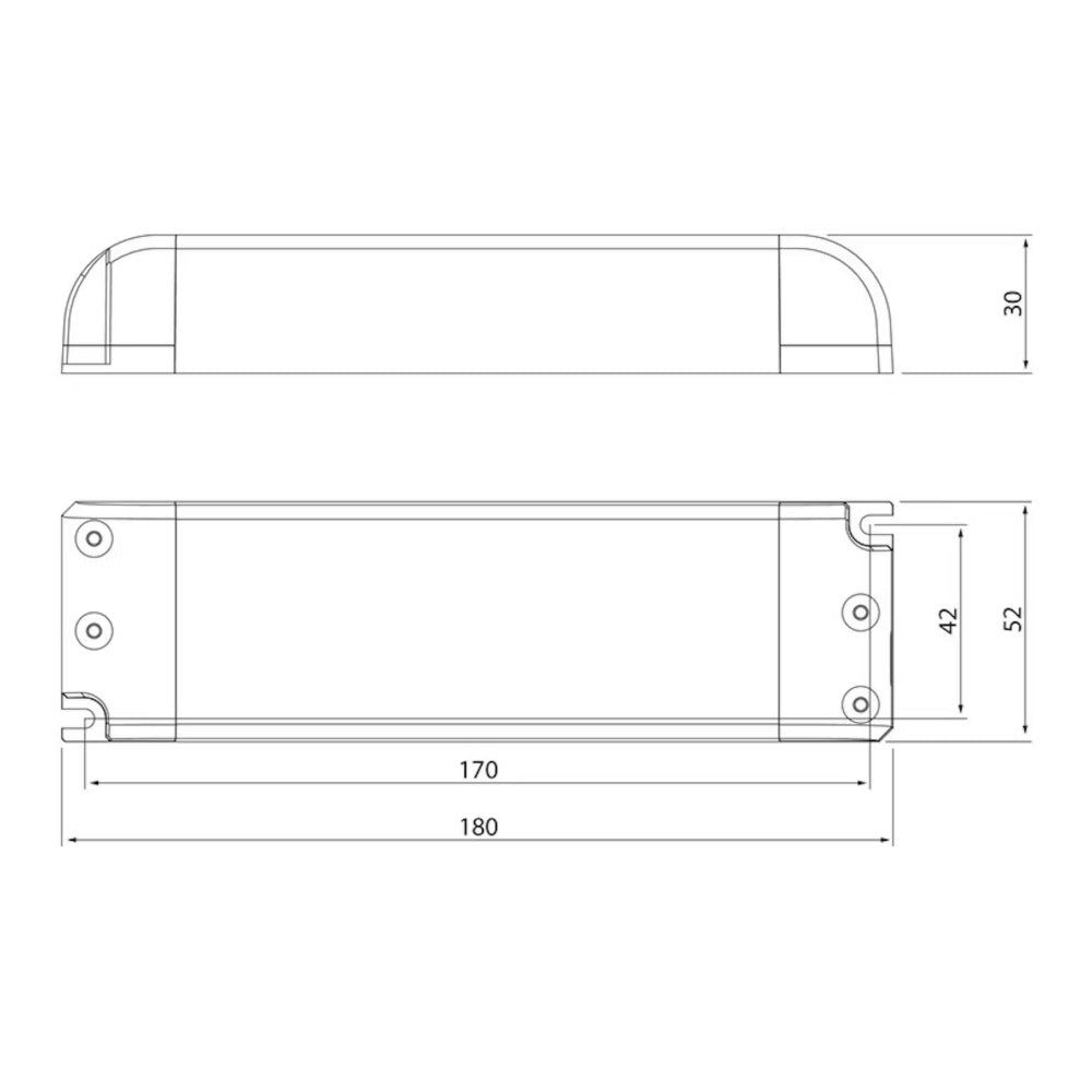 Led-virtalähde Airam 24V, 60W, IP20