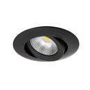 Alasvalo Airam Compact Tilt, 5W, 400lm, IP44, himmennettävä, Ø80*39mm, musta - Outoled