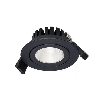 Alasvalo Arten Fokus Outdoor, 8W, IP65, Ø80*30mm, musta - Outoled