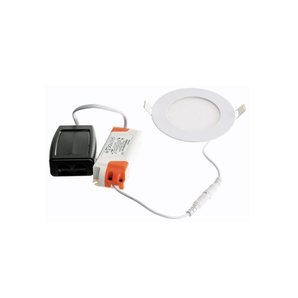 Alasvalo FTLIGHT Slim Style 6W, IP44, himmennettävä, Ø120*20mm, valkoinen