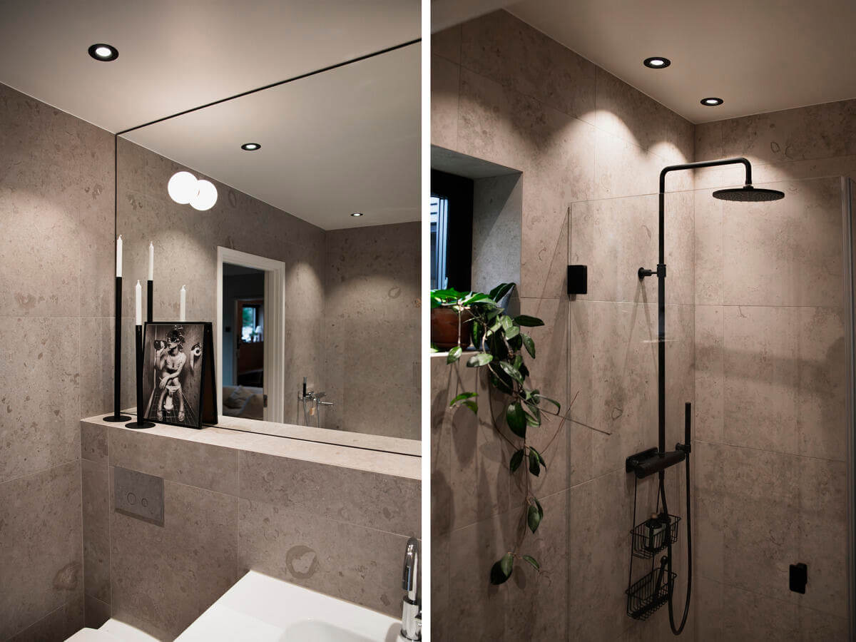 Alasvalo Hidealite Optic G2 Quick ISO, 6W, IP44,himmennettävä, Ø90*41,5mm, musta - Outoled