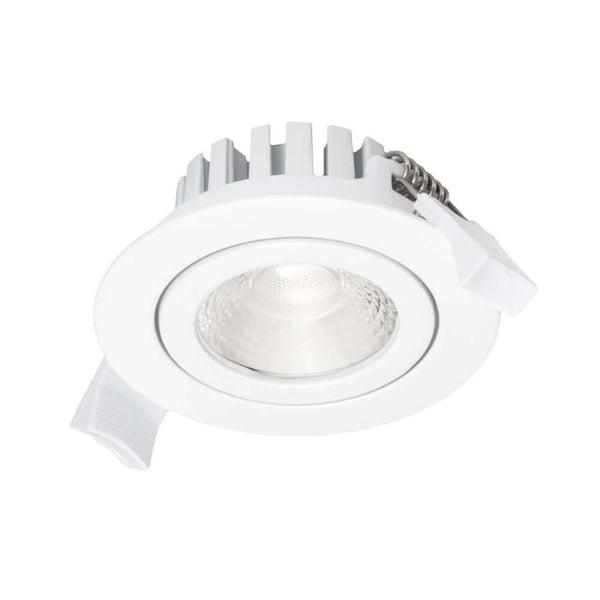 Alasvalo Jupeled FOKUS 10W, Zigbee, 3000K-5700K, Ø90*40mm, valkoinen