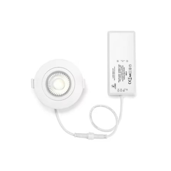 Alasvalo LitbyCARDI Kova Ulko, 6W, Ø92*40mm, IP54, himmennettävä, valkoinen