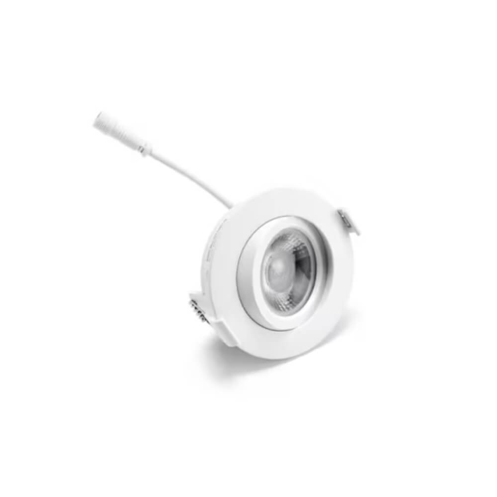 Alasvalo LitbyCARDI Kova Ulko, 6W, Ø92*40mm, IP54, himmennettävä, valkoinen