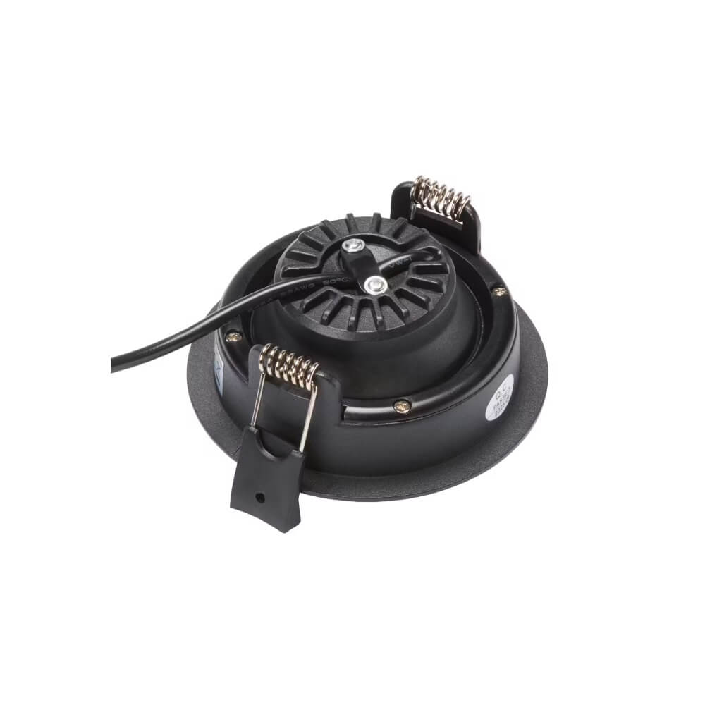 Alasvalo Onnline Onnspot, 8W, IP54, himmennettävä, Ø95*40mm, musta - Outoled