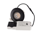 Alasvalo Arten Orient 8.5W, IP65, Ø96*44mm, himmennettävä, musta