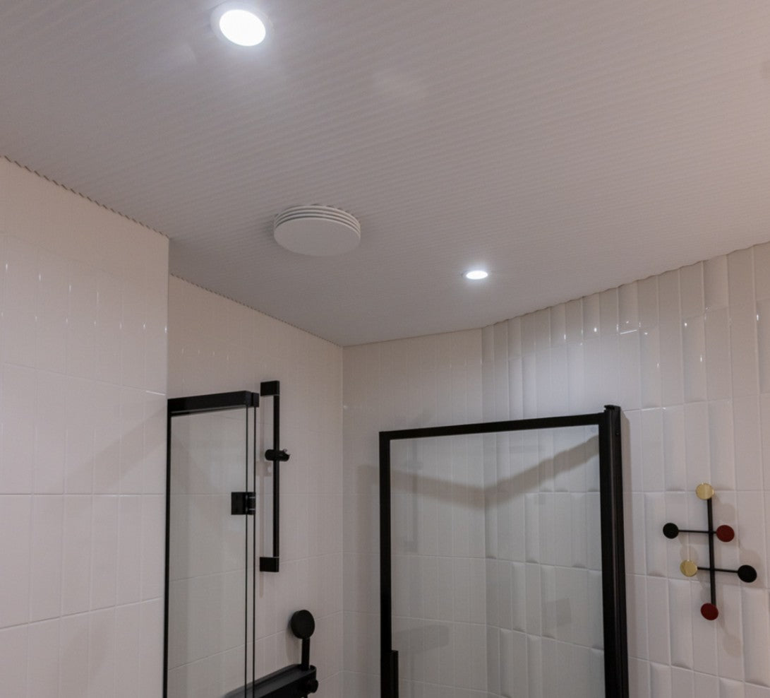 Alasvalo Arten Nova 13W, IP44, himmennettävä, Ø110*38mm, valkoinen