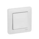 6-Kytkin Schneider Exxact, uppo, valkoinen - Outoled