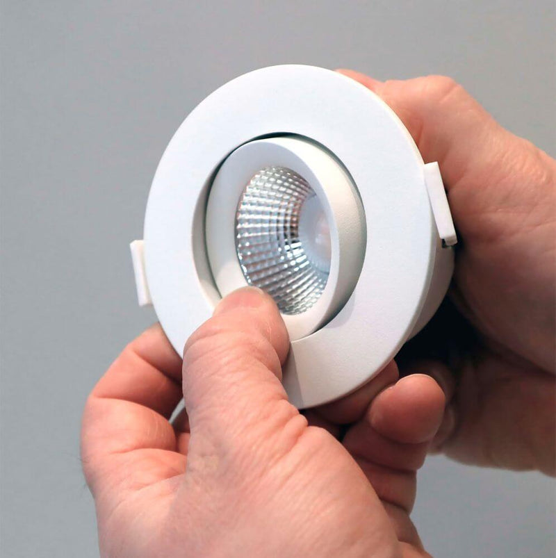 Alasvalo FTlight Salla, 6W, 540lm, IP44, Ø90*42mm, himmennettävä