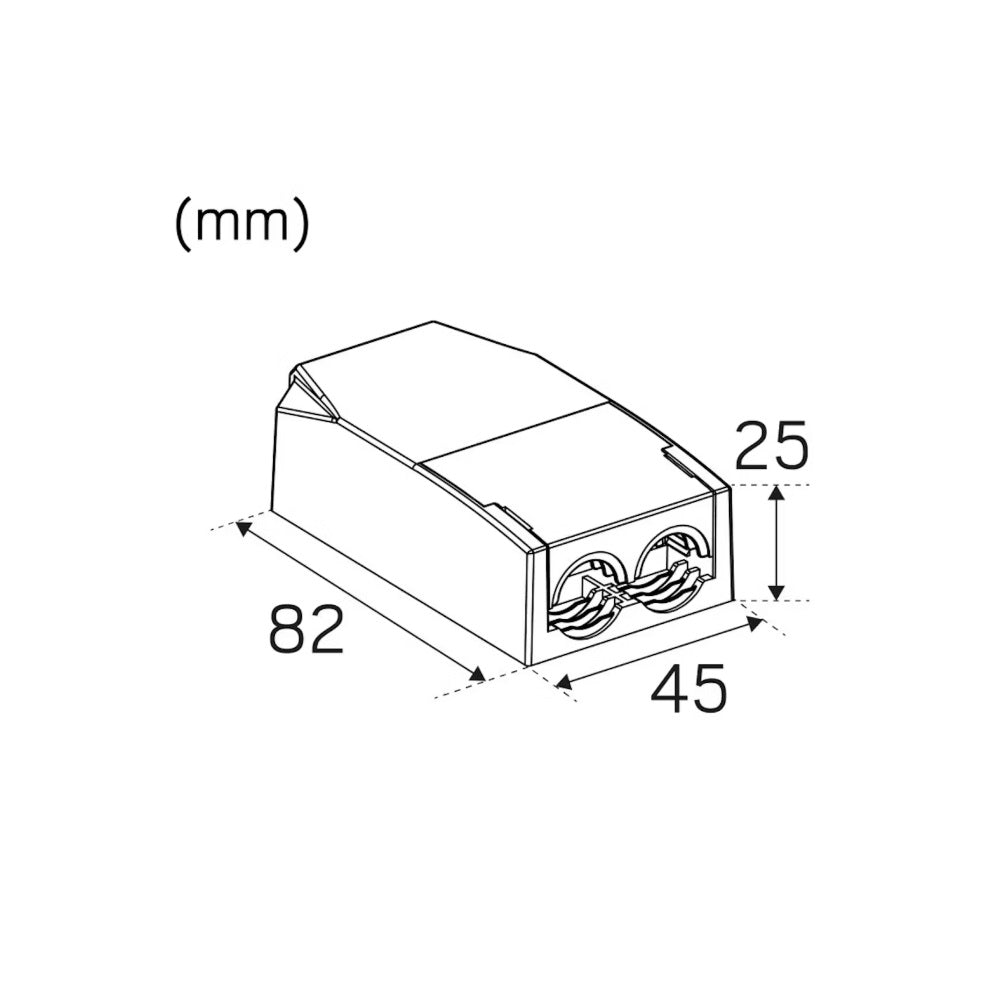 Alasvalo Hidealite Comfort Twist Quick ISO, 6.5W, IP44, musta