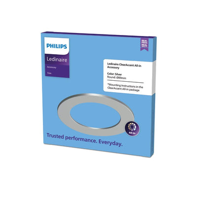 Hopeinen kehys Philips Ledinaire RS071B alasvaloon