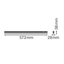 Jonovalaisin Ledvance Linear Compact, 600mm, 8W, 4000K, pistotulpallinen liitosjohto