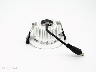 Alasvalo Jupeled Nova 7W, IP44, himmennettävä, Ø85*38mm, valkoinen - Outoled