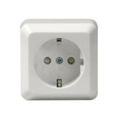 Pistorasia ABB Jussi, 1-osainen, maadoitettu, pinta, valkoinen