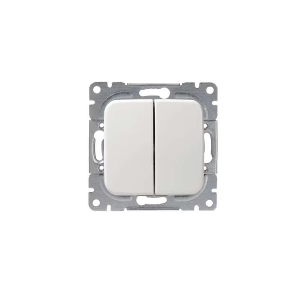 5-kytkin ABB Jussi, uppo, valkoinen - Outoled