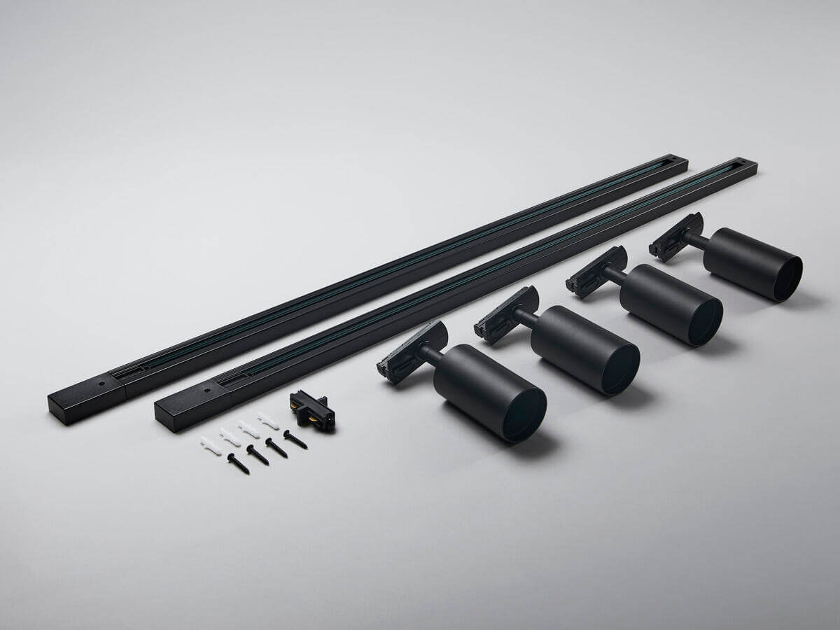 Kiskovalaisinsarja Hidealite Focus Track GU10, musta