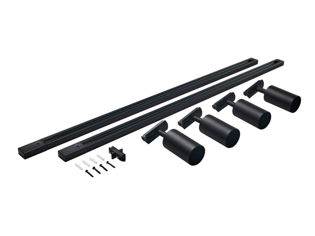 Kiskovalaisinsarja Hidealite Focus Track GU10, musta