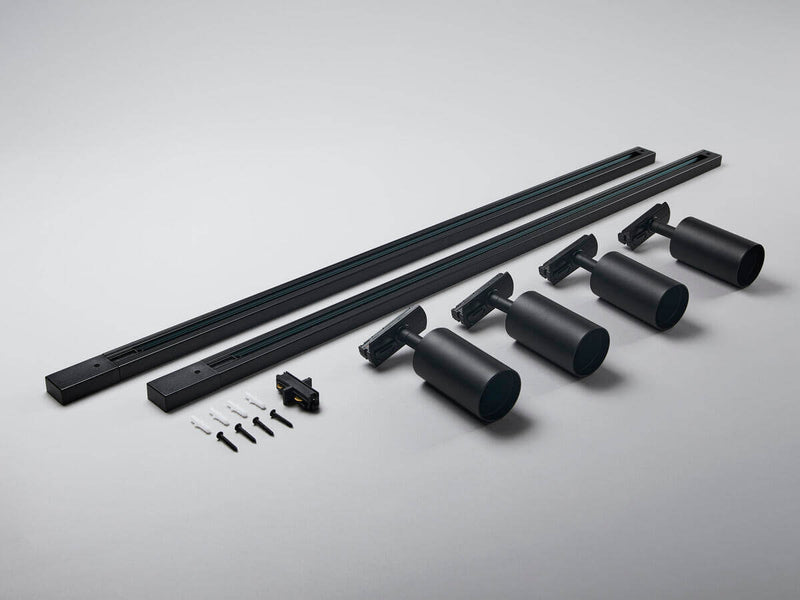 Kiskovalaisinsarja Hidealite Focus Track GU10, musta