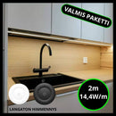 Led-nauhasetti, 2m, 14.4W/m, 24V, langattomalla himmentimellä