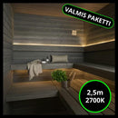 Led-valonauhasarja saunaan Hiisi, 2.5m, 10W/m, 2700K