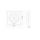 Langaton rullasäädin Miboxer K3, himmennys ja värilämpötilan säätö, valkoinen