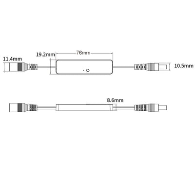 Langaton vastaanotin/himmennin Miboxer MLR1