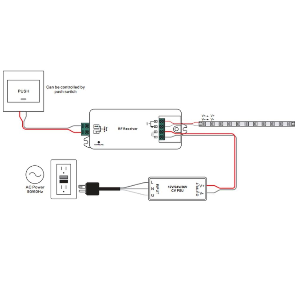 Langaton vastaanotin/himmenin FTLIGHT Perfect