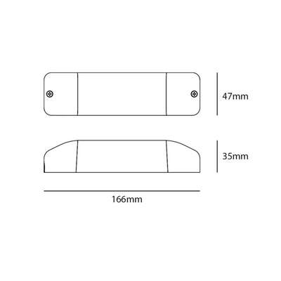 LED-liitäntälaite SG Armaturen Nano 17W 350mA himmennettävä