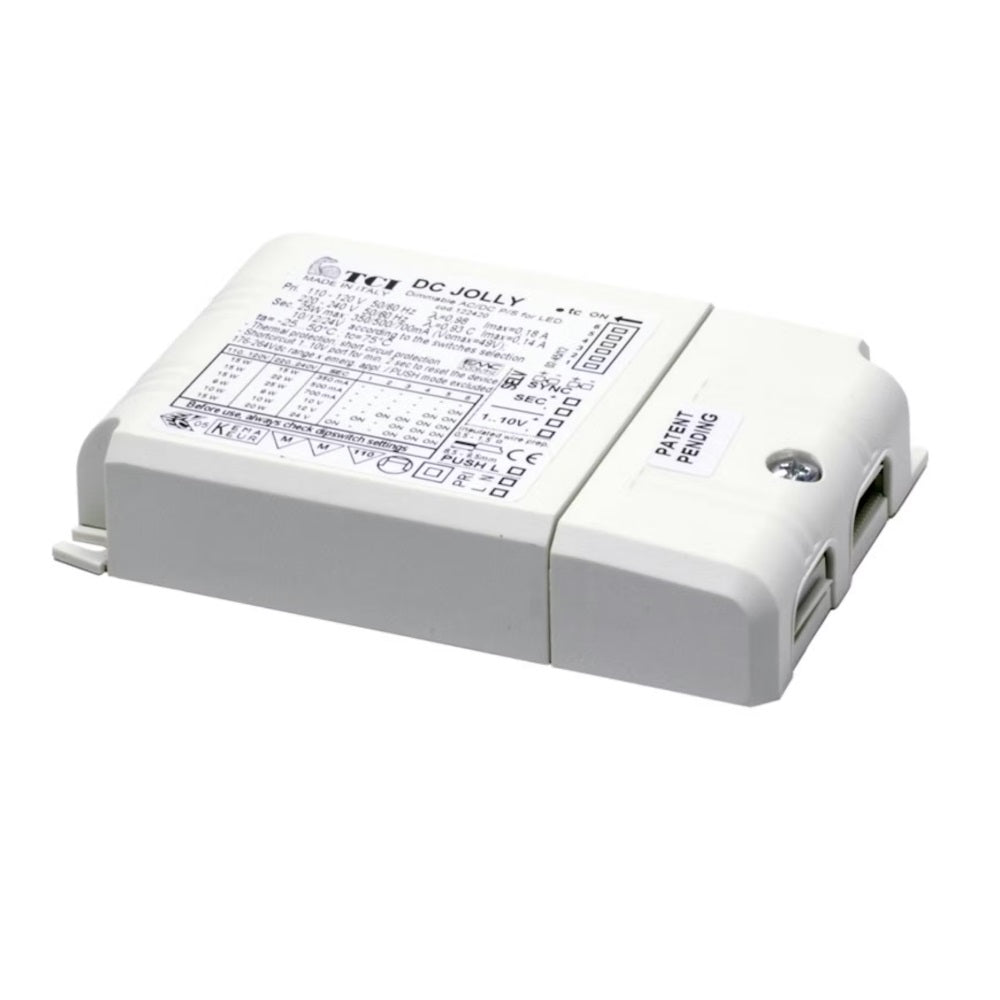 Led-liitäntälaite Saas Instruments 350-900mA, 15-25W, IP20 himmennettävä