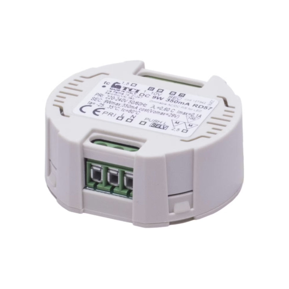 Led-liitäntälaite Saas Instruments 350mA, 9W, IP20 himmennettävä