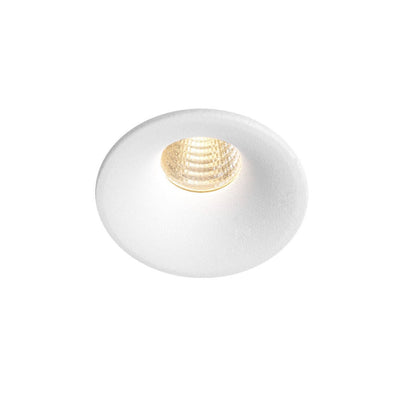 Spottivalo Hidealite Optic Deep XS, 4W, 3000K, IP44, Ø50mm, valkoinen