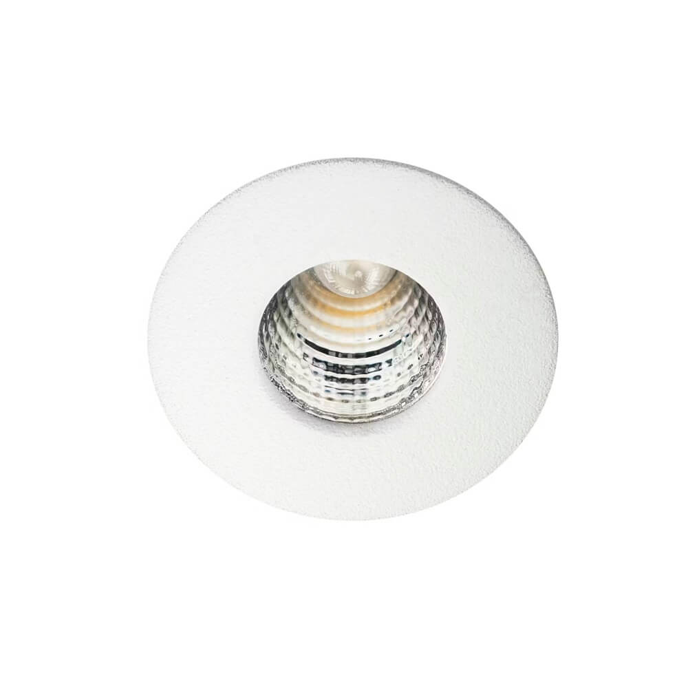 Spottivalo SG Armaturen Nano Tilt 36°, 1W, 3000K, Ø33mm, valkoinen