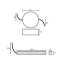 Led-valonauhasarja saunaan Hiisi, 2.5m, 10W/m, 2700K