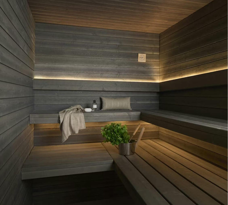 Led-valonauhasarja saunaan Hiisi, 2.5m, 10W/m, 2700K