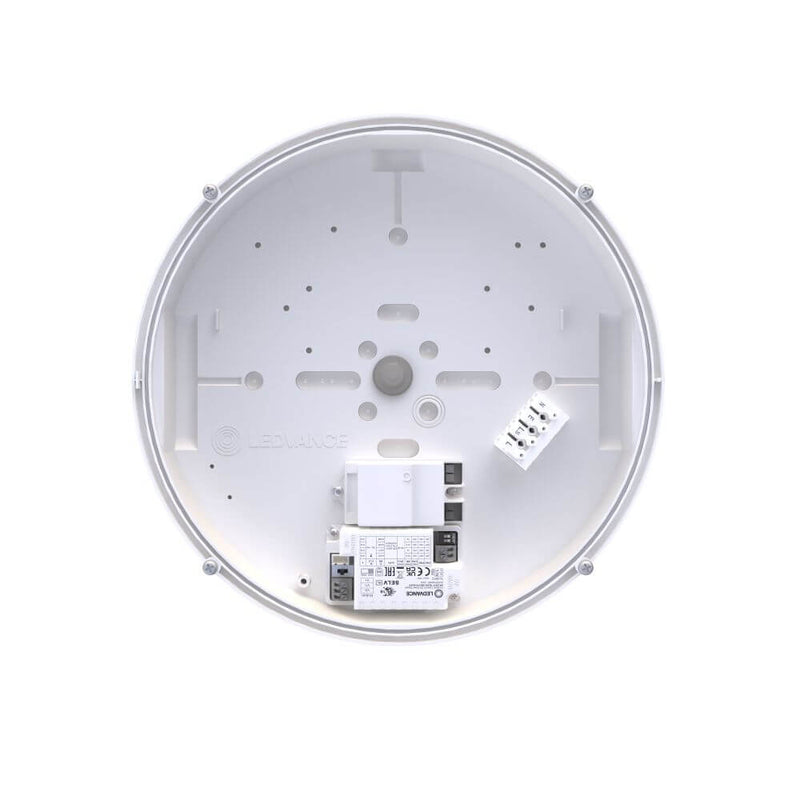 Pinta-asennusvalaisin Ledvance Bulkhead Round 300, 10-17W, IP65, valkoinen