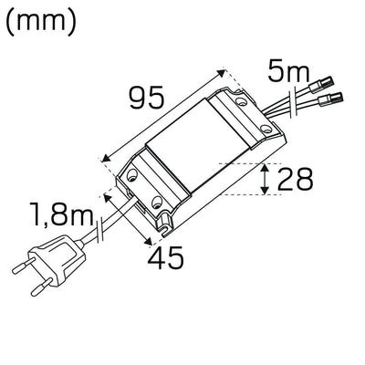 Saunavalosarja Hidealite Heatspot G2 Kit Teräs 2700K, 6x3,8W
